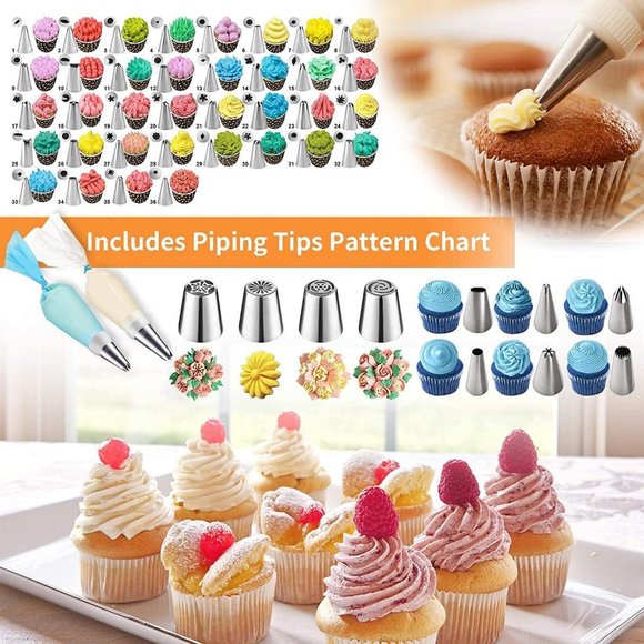 Professional Cake Decorating Tools Supplies Baking 236 Accessories (1KitAnyColor - Picture 5 of 7